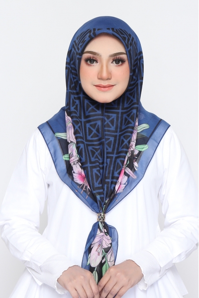 LILIES COLLECTION ORIENTAL SERIES - BLUE BLACK
